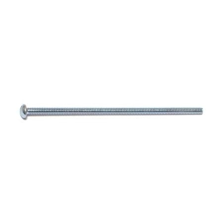 Midwest Fastener #6-32 x 3-1/2 in Slotted Round Machine Screw, Zinc Plated Steel, 15 PK 68243